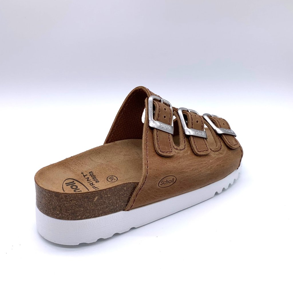Scholl Rio Sandal til kvinder - Cognac