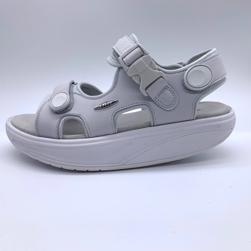 Størrelse 36 & 40 - MBT Kisumu Classic Sandal til kvinder - hvid