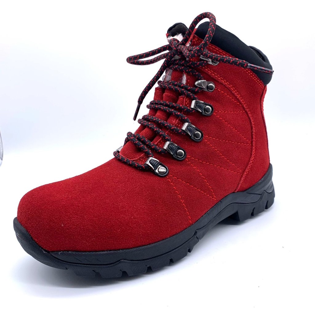 Eskimo-støvle med nitter Goldy - Rød