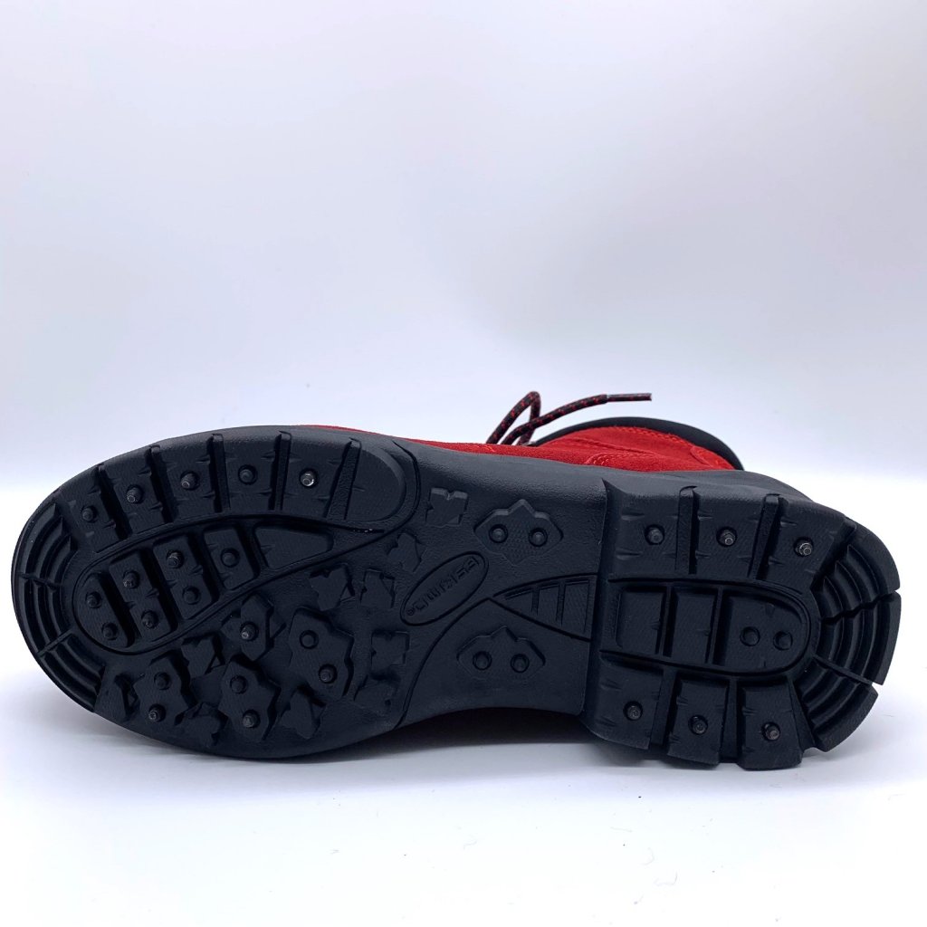 Eskimo-støvle med nitter Goldy - Rød