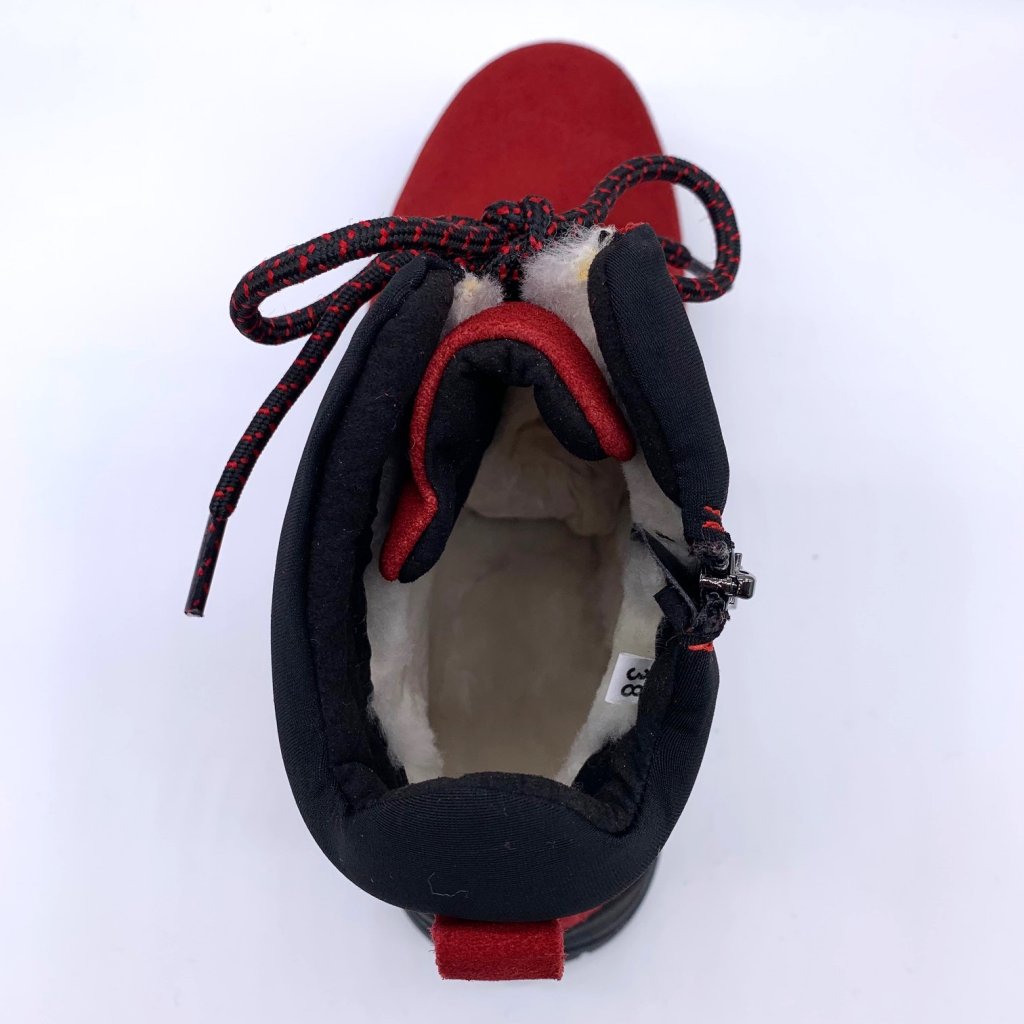 Eskimo-støvle med nitter Goldy - Rød