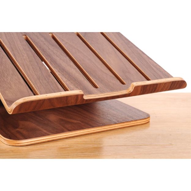 Bærbar holder til bærbar computer - for optimal ergonomi ved skrivebordet.