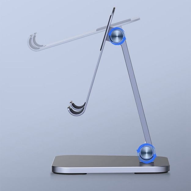 Mobilstativ - helt sammenklappeligt - For lettere ergonomi og bedre kropsholdning