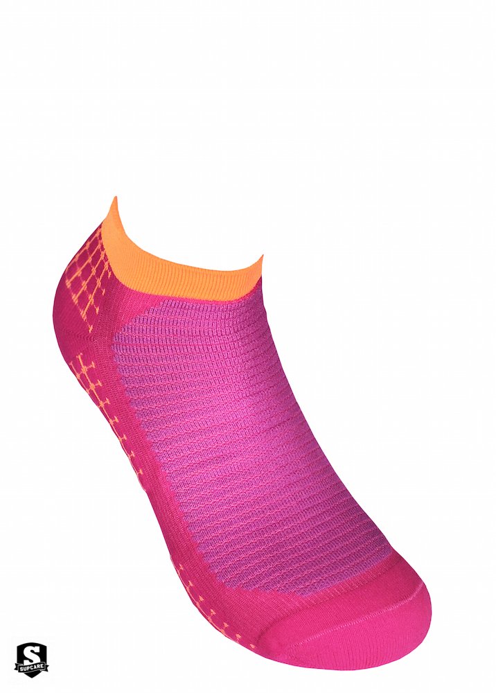 Sportsstrømpe med ankelkompression - Pink