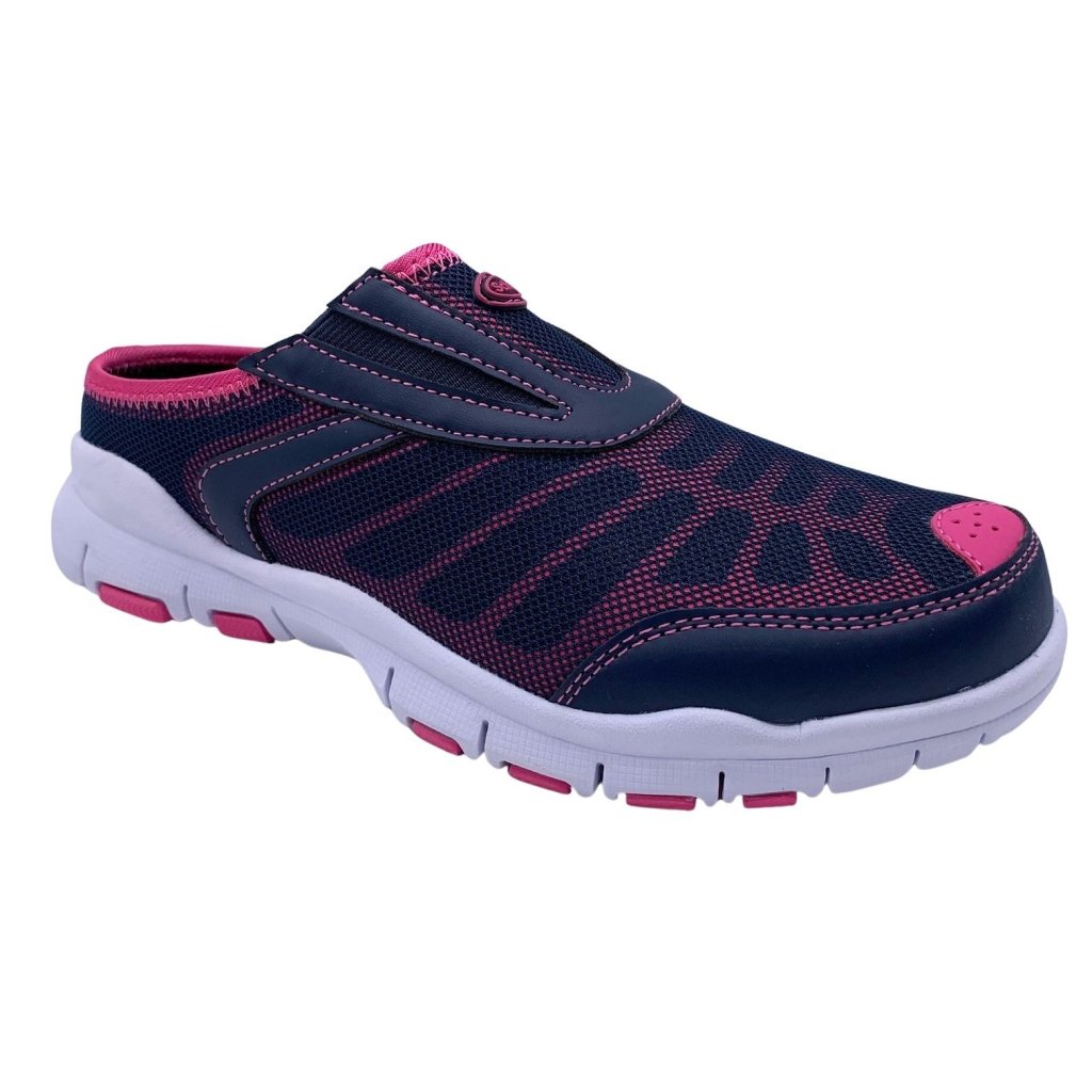 Størrelse 37 - Scholl Jump Next hjemmesko - Mørkeblå/Pink