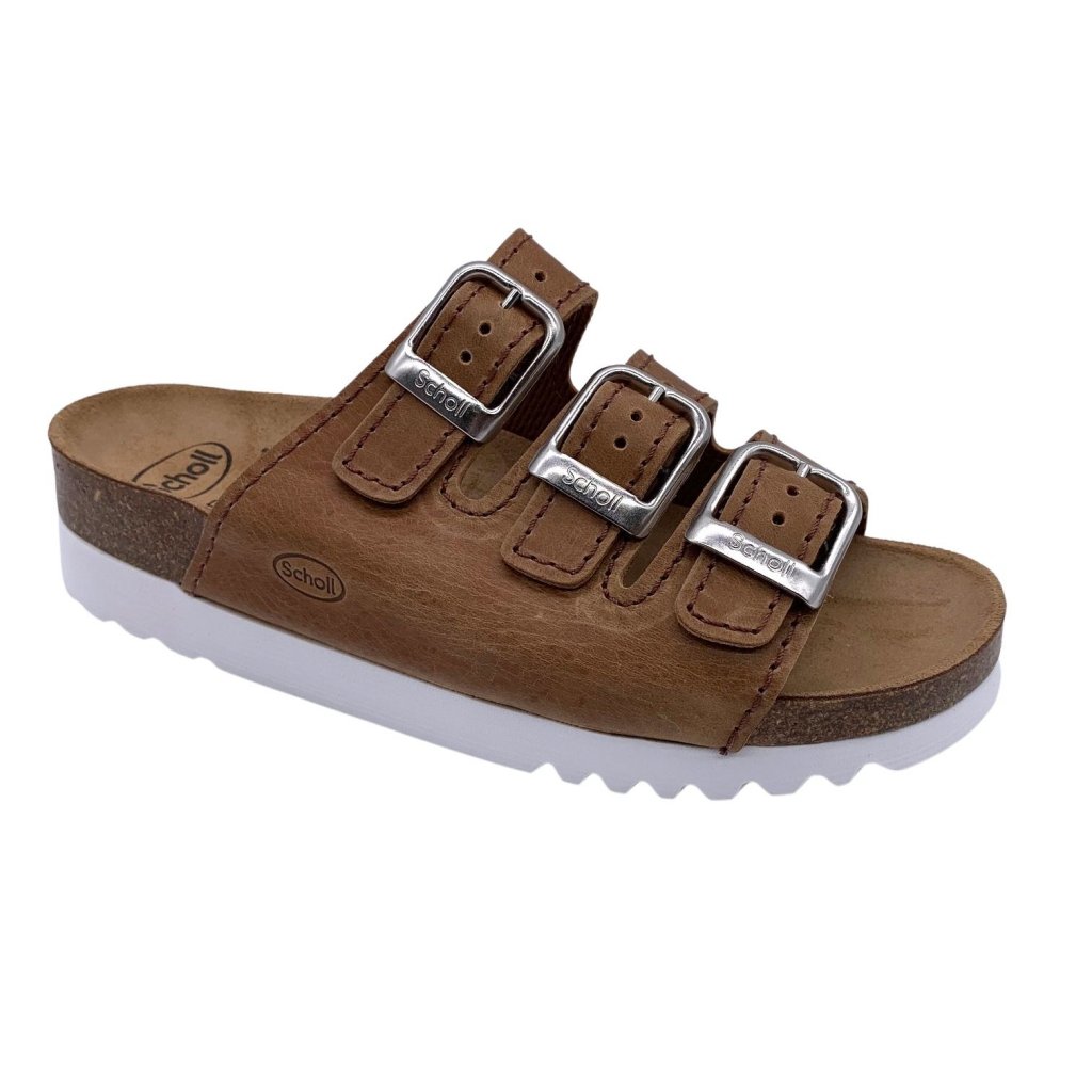 Scholl Rio Sandal til kvinder - Cognac