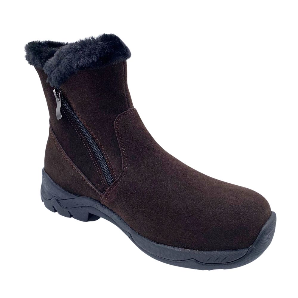 Eskimo OLARA damesko med nitter - Mørkebrun